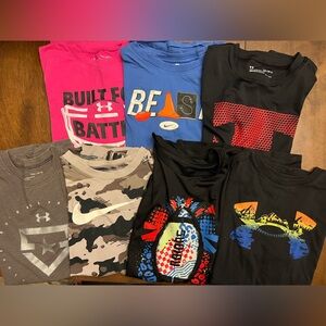 Under Armour & Nike Short Sleeve Tee Pack - 7 YLG